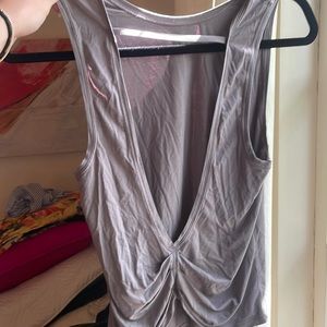 Lulu tank with cut out back